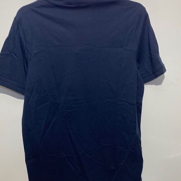 Michael Kors Men's Three Button Placket Cotton Navy Polo Shirt Small - Picture 5 of 10